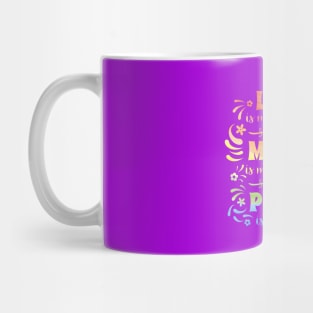 Hippie T-Shirt: Love, Music & Peace Mug